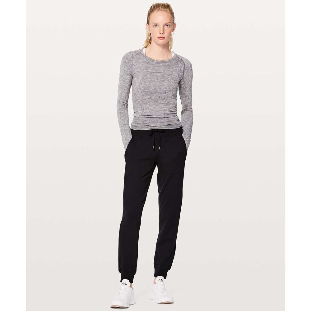 Lululemon Ready To Rulu Black Joggers Draw String Size 4